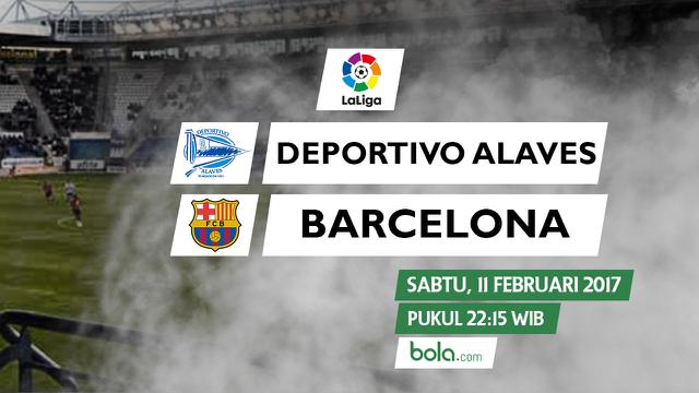 La Liga_Deportivo Alaves Vs Barcelona (Bola.com/Adreanus Titus)