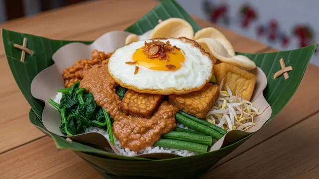 Nasi Pecel Pincuk