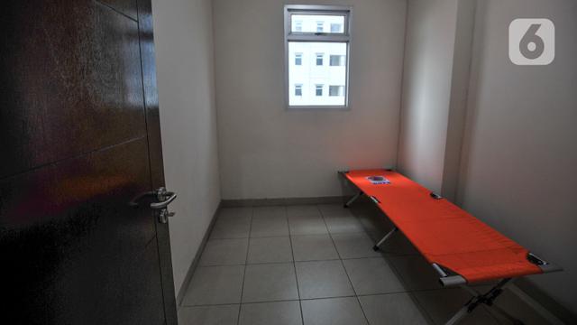 FOTO: Rusun Nagrak Cilincing Bersiap untuk Isolasi Pasien COVID-19