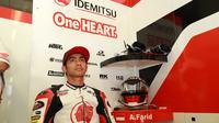 Pembalap Idemitsu Honda Team Asia, Andi Gilang pada ajang Moto2 2020. (Istimewa)