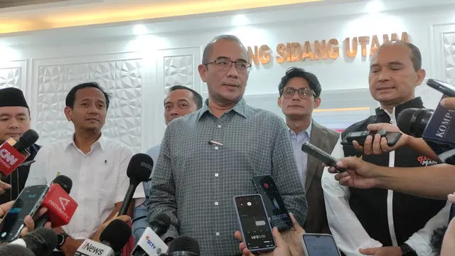 Ketua KPU Hasyim Asy'ari (Liputan6.com/Winda Nelfira)