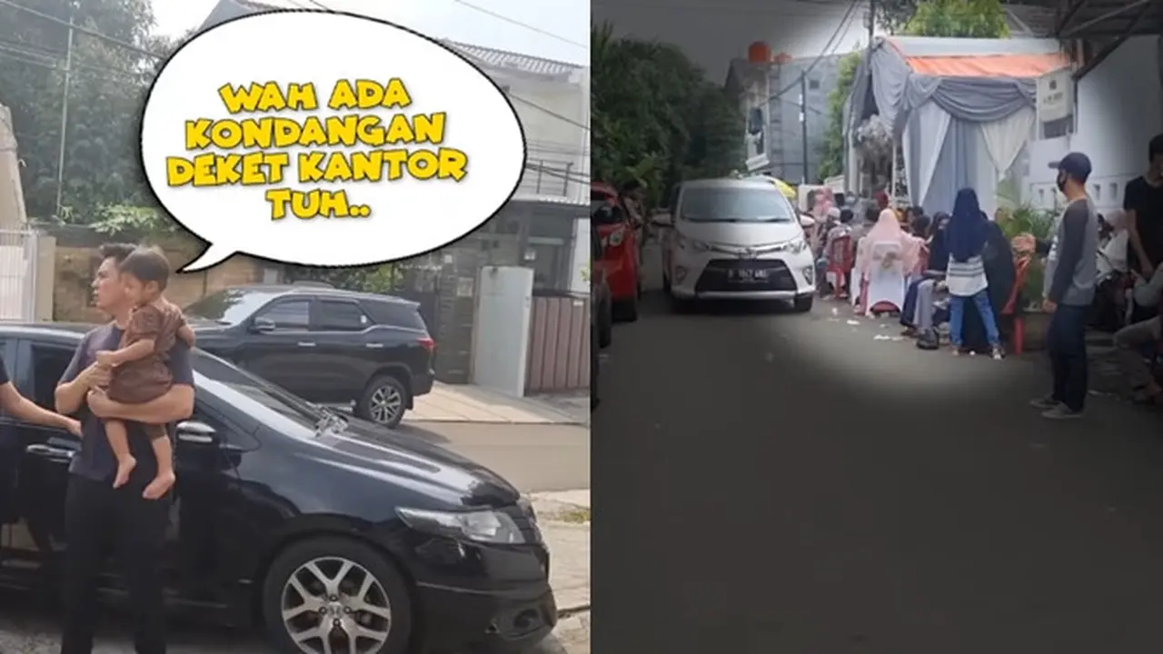 Bak Tamu Tak Diundang, Baim Wong Iseng Kondangan Sampai Bikin Pengantin Bingung