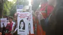 Aliansi Perempuan Indonesia (API) saat menggelar aksi unjuk rasa memperingati 28 tahun Reformasi di depan kantor Komisi Nasional (Komnas) Hak Asasi Manusia (HAM), Jakarta, Selasa (19/5/2026). (Kapanlagi.com/Budy Santoso)