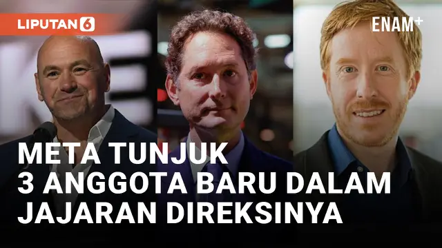 VIDEO: Mark Zuckerberg Tunjuk Dana White, John Elkann dan Charlie Songhurst Sebagai Dewan Direksi META