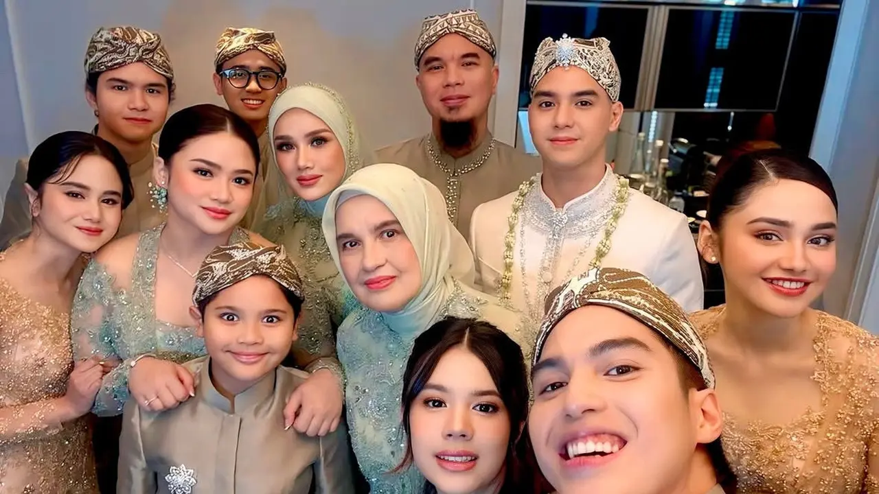 Adik Kandung dan Sambung Al Ghazali di Momen Akad Nikahnya