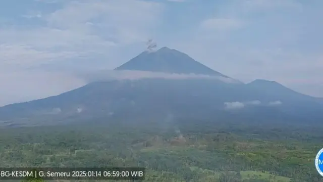 Gunung Semeru kembali erupsi sebanyak enam kali (Istimewa)