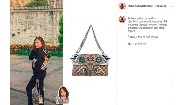 7 Koleksi Sling Bag Mewah Prilly Latuconsina, Ditaksir Capai Ratusan Juta