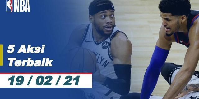 VIDEO: 5 Aksi Terbaik NBA 19 Februari 2021, Slam Dunk Mematikan dari LeBron James