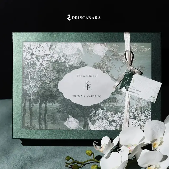 Hampers untuk pengirin manten Erina Gudono, calon istri Kaesang Pangarep. (Foto: Dok. Instagram @priscanara.id)