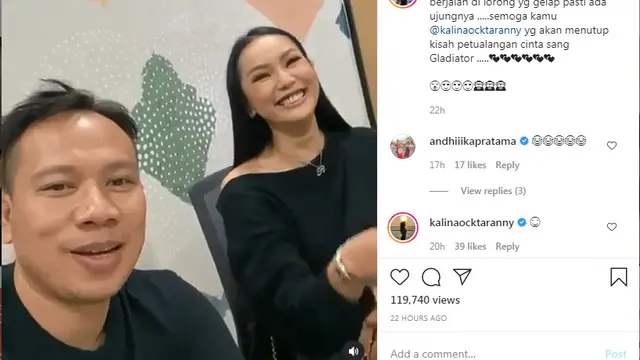 Vicky Prasetyo ungkapkan keinginnya untuk menjadi suami  Kalina Ocktaranny