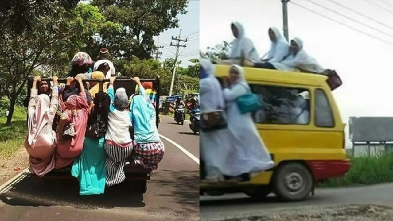 6 Tingkah Ibu-Ibu Paling Gokil Usai Pulang Hajatan Naik Mobil Ini Kocak