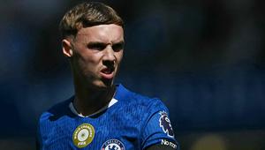 Penyerang Chelsea, Cole Palmer, dalam duel melawan Crystal Palace pada pekan pertama Premier League 2025/2026 di Stamford Bridge, London, Minggu (17/8/2025). (AFP/Justin Talis)