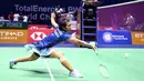 Usai pertandingan, Gregoria Mariska Tunjung mengaku masih ada beberapa hal yang perlu diperbaiki pada pertandingan berikutnya. (Bertrand GUAY/AFP)