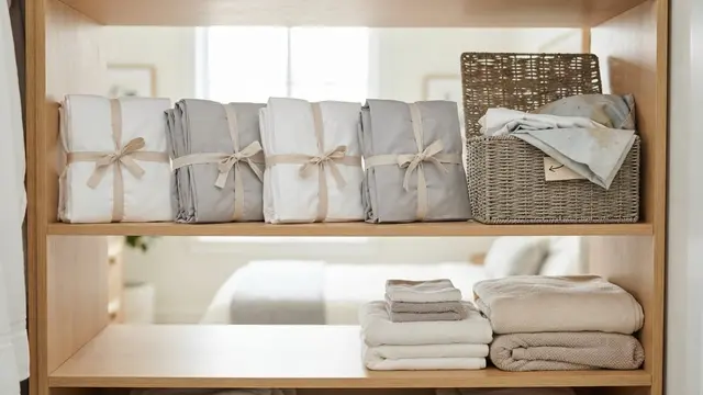 Cara Menata Seprai dan Sarung Bantal agar Lemari Lebih Rapi