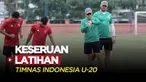 Berita Video, Timnas Indonesia U-20 Gelar Latihan di Lapangan Thor pada Kamis (15/9/2022)