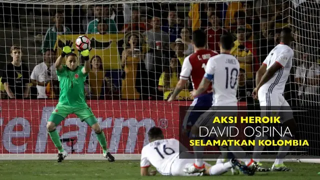 David Ospina bermain gemilang kala Kolombia berhasil meraih hasil maksimal melawan Paraguay di Copa America Centenario 2016.