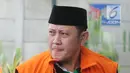 Rusliyanto diperiksa sebagai tersangka untuk melengkapi berkas terkait menerima suap persetujuan pinjaman daerah untuk APBD Kabupaten Lampung Tengah tahun anggaran 2018.(merdeka.com/Dwi Narwoko)