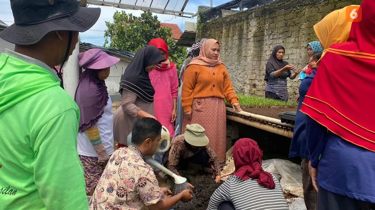 Pelatihan pengolahan kotoran ternak sapi menjadi produk pupuk kompos hingga bahan bakar