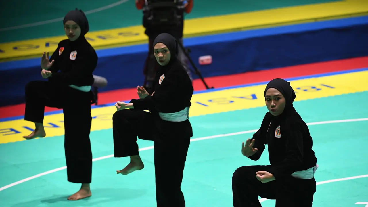 Pencak Silat Seni Beregu Putri Sabet Emas ke-27 untuk Indonesia