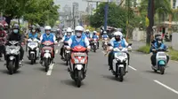 Kementerian Energi dan Sumber Daya Mineral (KESDM) bersama PT PLN (Persero) menggelar parade motor listrik dalam memeriahkan pelaksanaan G20 Energy Transition Working Group (ETWG) di Yogyakarta