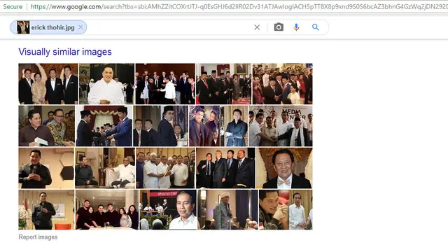 Hasil penelusuran Google Image