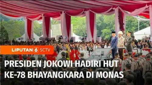 VIDEO: Hadiri Peringatan HUT ke-78 Bhayangkara, Jokowi Minta Polri Tak Tebang Pilih dalam Penegakan Hukum