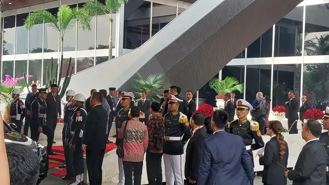 Presiden Joko Widodo (Jokowi) akan menyampaikan pidato Rancangan Undang-Undang APBN Tahun 2025 beserta Nota Keuangan di Sidang Tahunan MPR 2024. Foto: liputan6.com/Arief Rahman