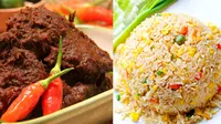 Dua ikon kuliner tanah air, Rendang dan Nasi Goreng, tampil sebagai makanan terenak di dunia nomer satu dan nomor dua, versi CNN.