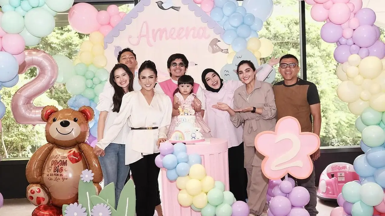 Krisdayanti di Pesta Ultah ke-2 Baby Ameena