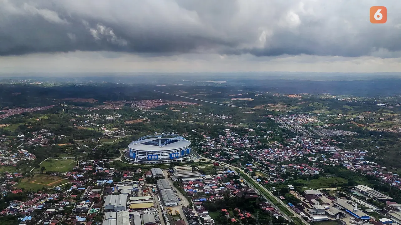 Foto: Menengok Sudut-Sudut Menawan Stadion Batakan, Bercorak Biru Khas Kota Balikpapan