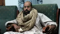 Putra diktator Moammar Khadafi, Saif al-Islam, mencalonkan diri jadi presiden. (AP/ Ammar El-Darwish)