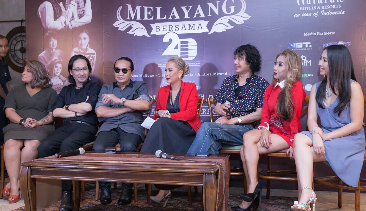 Konser Melayang 2D diselenggarakan pada 14 Februari mendatang di Potato Head Gerage, kawasan SCBD, Jakarta. (Dezmond Manullang/Bintang.com)