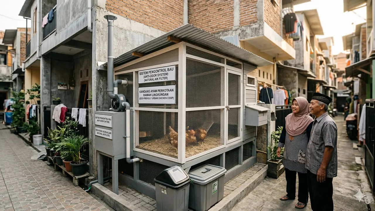 Ide Kandang Ayam Anti Bau untuk Lingkungan Padat Penduduk