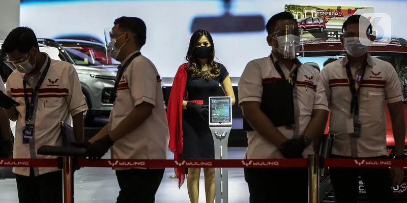 FOTO: Suasana Pameran Otomotif IIMS Hybrid 2021