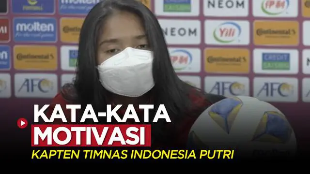 Berita video Kapten Timnas Indonesia Putri, Ade Mustikiana, melontarkan kata-kata motivasi jelang laga melawan Australia di Piala Asia Putri 2022.