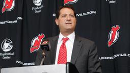 Dua miliarder asal Amerika Serikat yakni Josh Harris dan David Blitzer memiliki unit usaha Harris Blitzer Sports & Entertainment. (Andy Marlin/Getty Images/AFP)