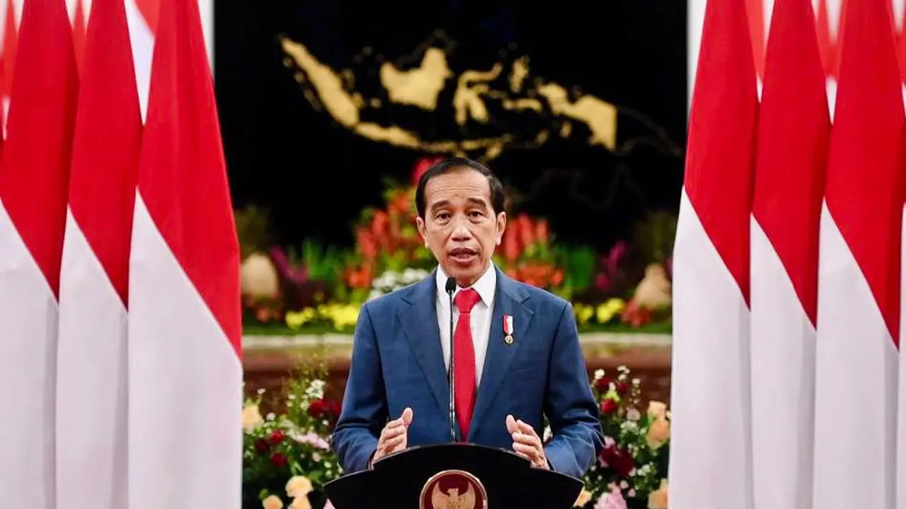Jokowi membuka Presidensi G20 Indonesia secara virtual