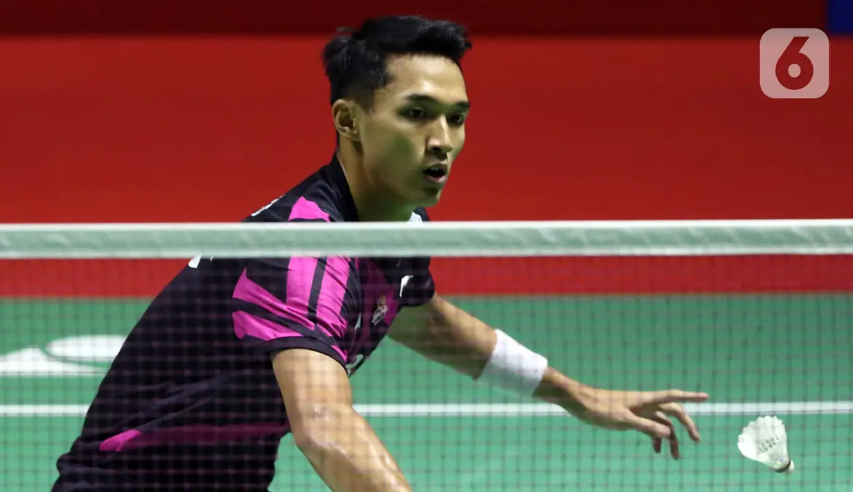 Jojo awali laga dengan bisa mimimpin 5-2. (Liputan6.com/Helmi Fithriansyah)