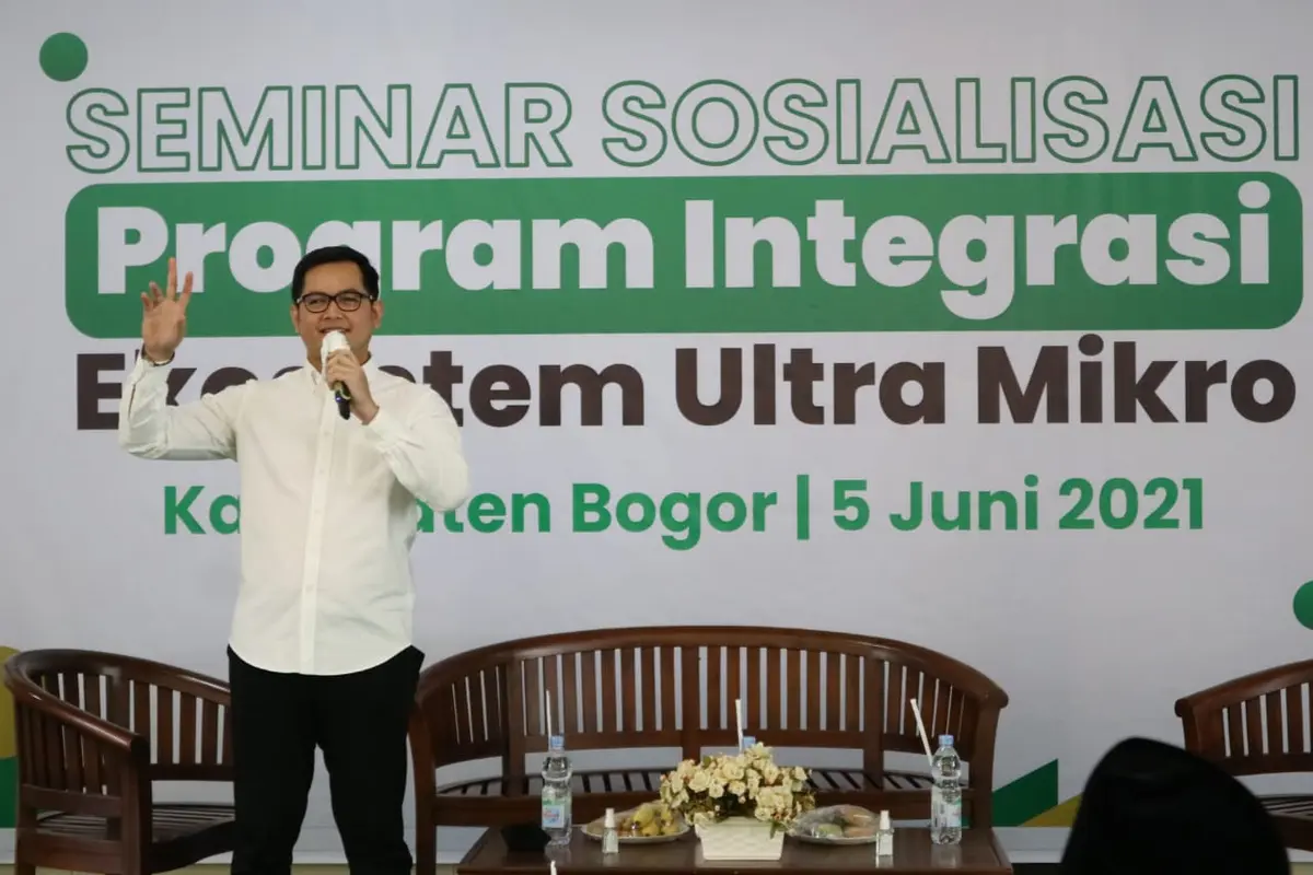 Tommy Kurniawan Sosialisasi Sinergi Ekosistem BUMN Ultra Mikro di Kabupaten Bogor