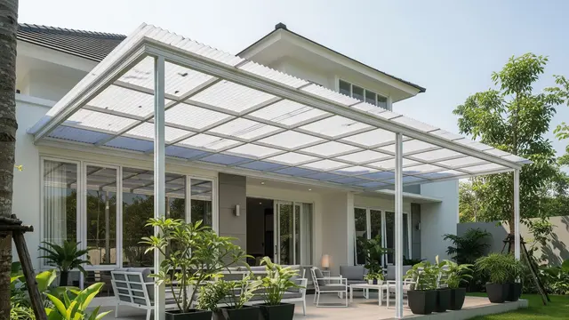 Ide Kanopi Teras Rumah Polycarbonate
