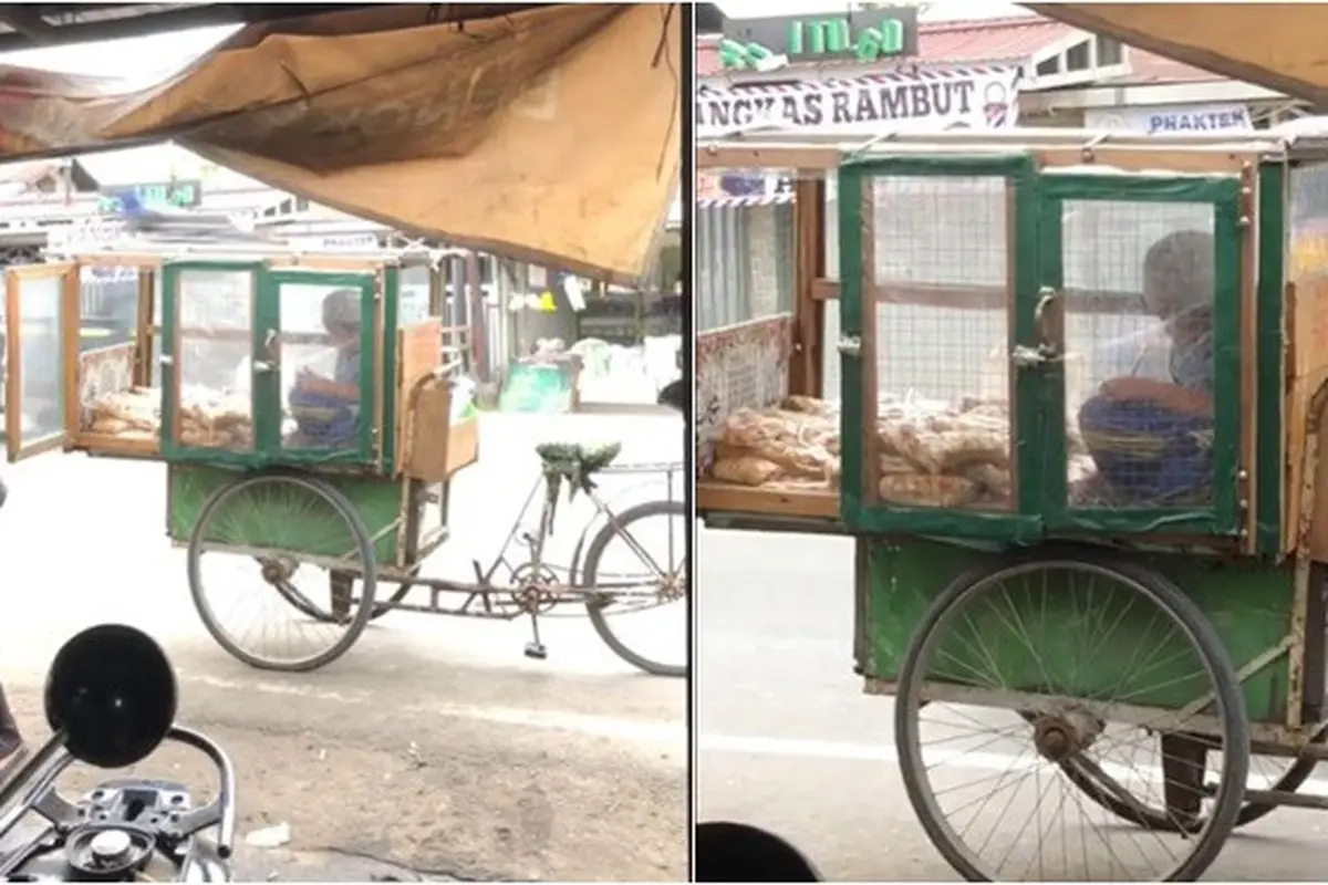 Kisah Haru Bocah Ikut Kakek Jualan Keliling, Rela Belajar di Dalam Gerobak Roti