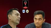 Piala Presiden 2022 - Duel Pelatih - PSIS Semarang Vs PSS Sleman (Bola.com/Adreanus Titus)