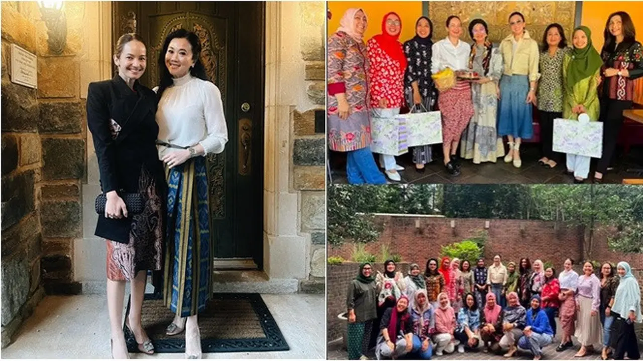 6 Potret Enzy Storia Sebagai Istri Diplomat, Gabung Dharma Wanita KBRI Washington