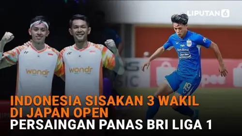 Indonesia Sisakan 3 Wakil di Japan Open, Persaingan Panas BRI Liga 1