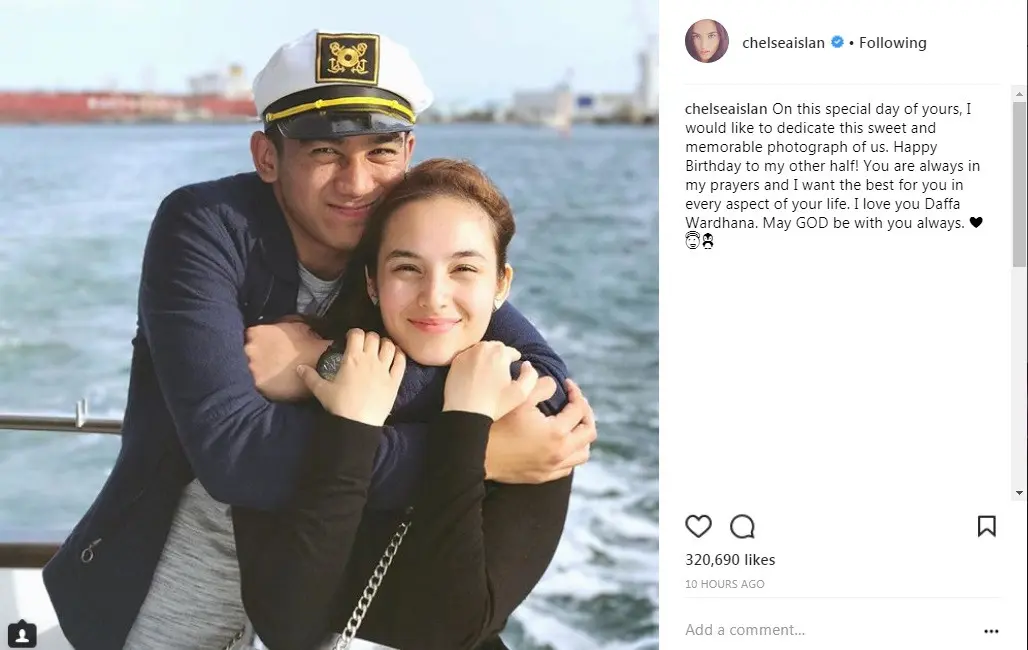 Chelsea Islan ungkapkan cintanya pada anak Marini Zumarnis (Foto: Instagram)