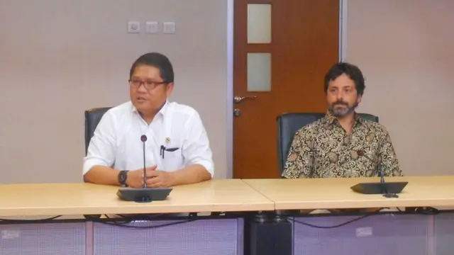 Menkominfo Rudiantara dan Co-founder Google Sergey Brin