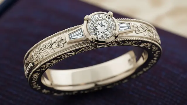 Model Cincin Nikah Berlian Terbaru