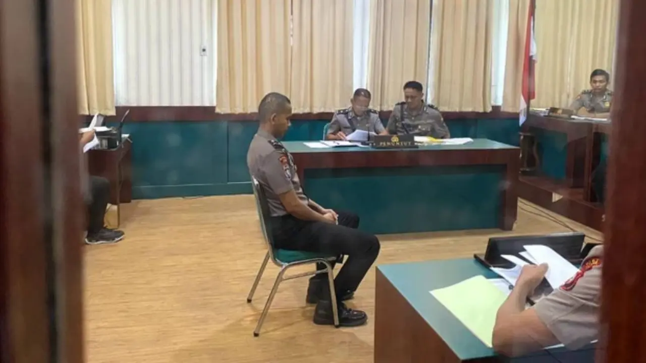 Sidang etik Bripda F (Liputan6.com/Istimewa)