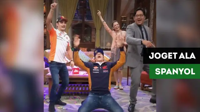 VIDEO: Joget ala Spanyol dari Marc Marquez dan Dani Pedrosa