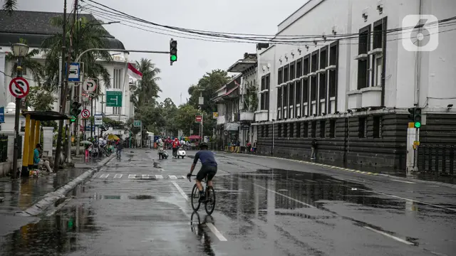 FOTO: Kawasan Kota Tua Ditutup untuk Penerapan Zona Rendah Emisi
